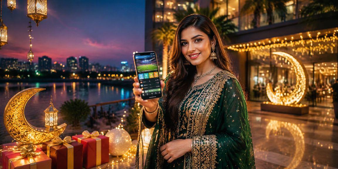 ঢাকায় ঈদ উৎসবে স্পোর্টস বেটিং উপভোগ করছেন একজন ব্যবহারকারী